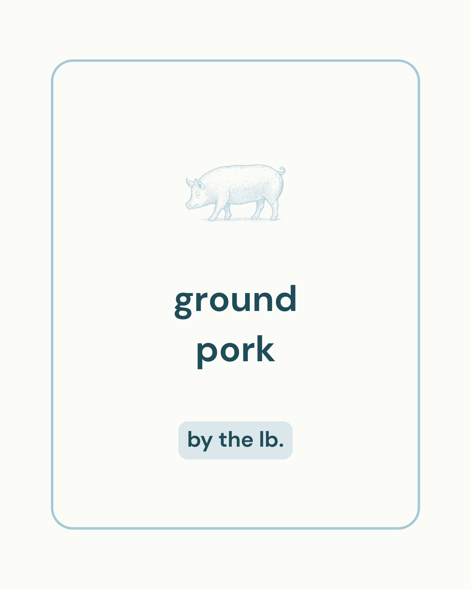 Ground Pork