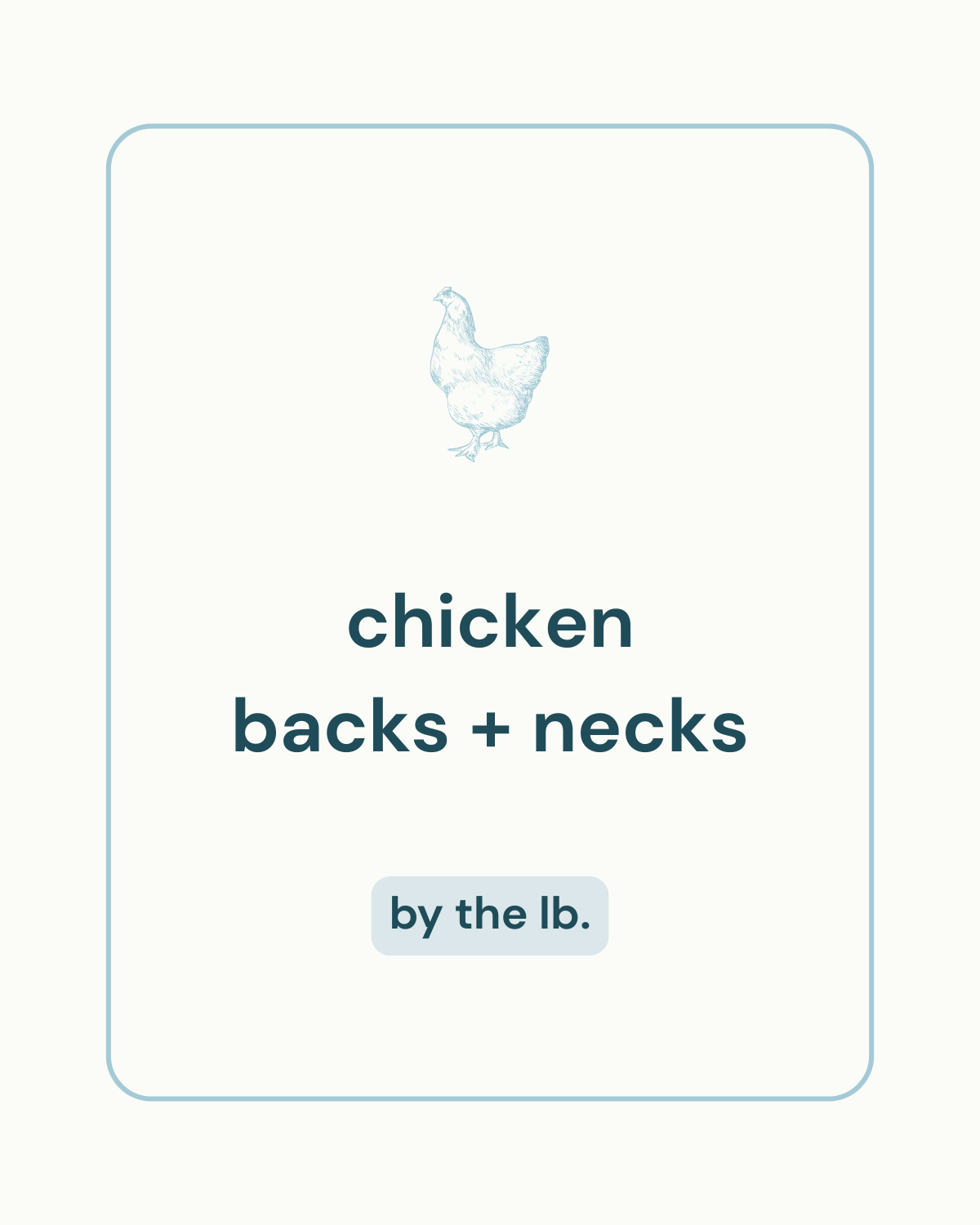 Chicken Backs & Necks