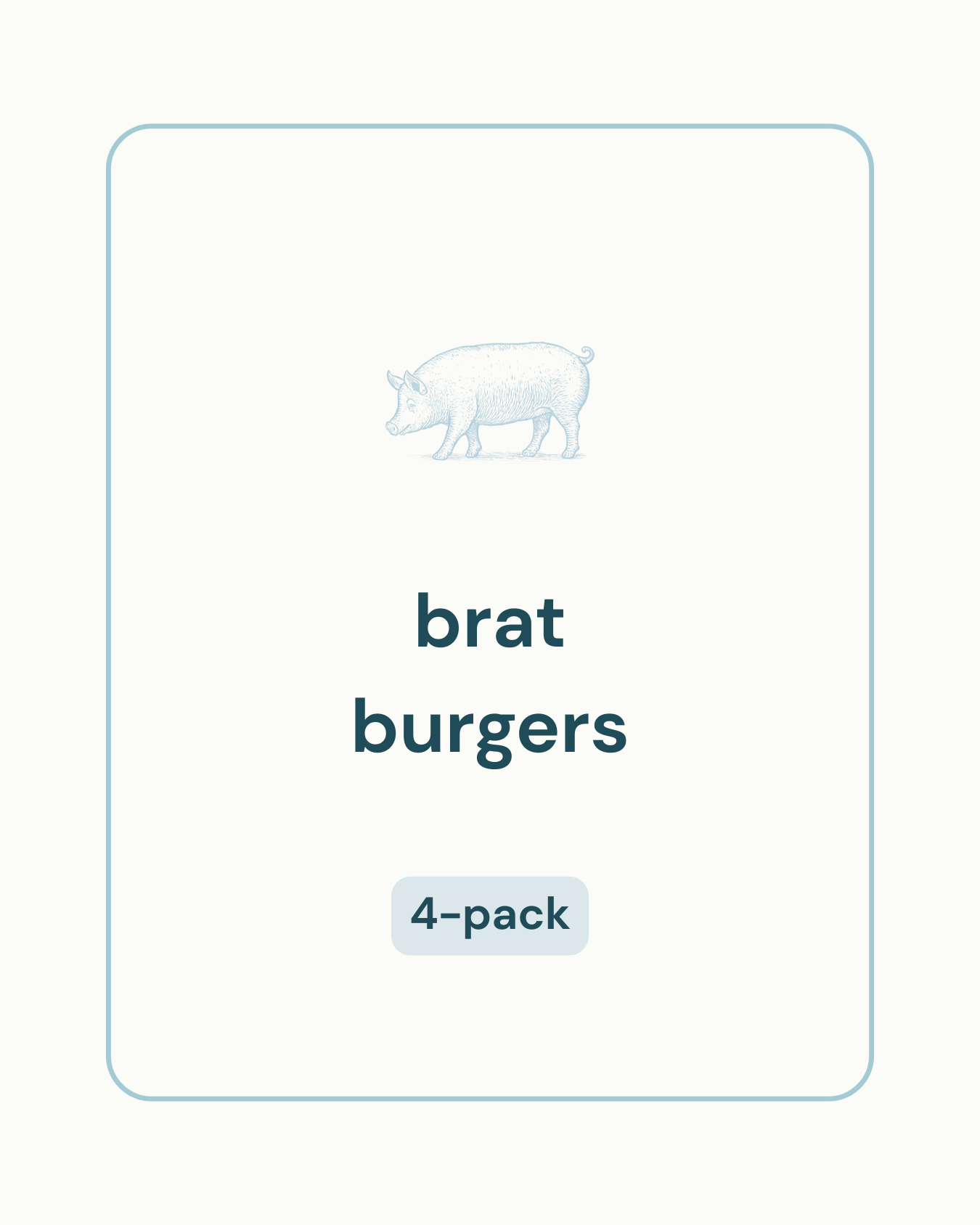 Brat Burgers