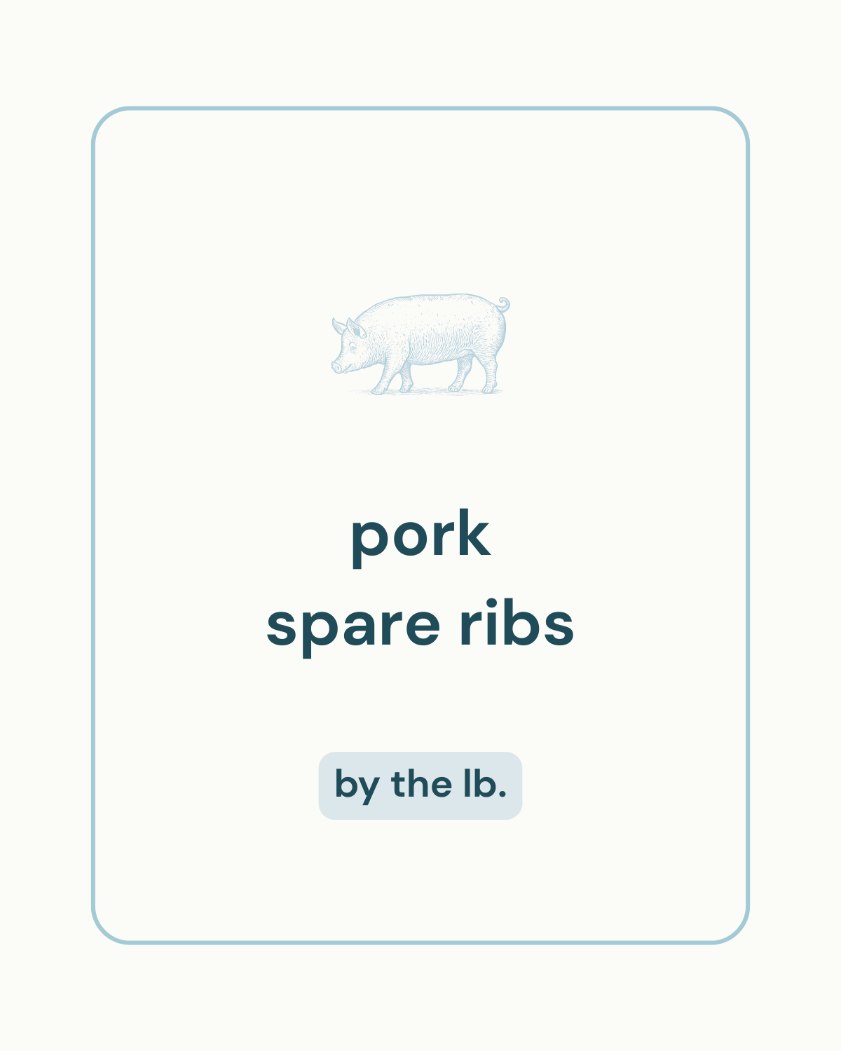 Pork Spare Ribs